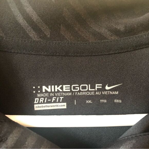 Nike Dri Fit Embossed Polo Shirt XXL - Picture 5 of 7